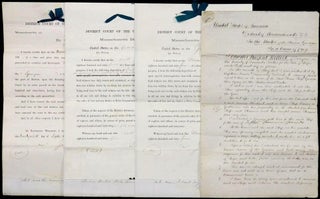Item #42241 DISTRICT COURT OF THE UNITED STATES. MASSACHUSETTS, SS. THE "GEORGIA" AND...