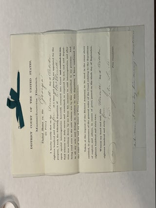 DISTRICT COURT OF THE UNITED STATES. MASSACHUSETTS, SS. THE "GEORGIA" AND CARGO [IN PRIZE].