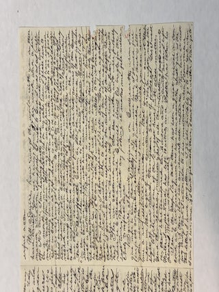 AUTOGRAPH LETTER, SIGNED, TO GEORGE SILSBY, 23 APRIL 1838, COMMENTING ON PROMINENT WASHINGTON POLITICAL FIGURES, THEIR SKILLS, OPINIONS, AND CHARACTERS, WITH GOSSIP ABOUT THE UNDERSIDE OF THE WASHINGTON SOCIAL SCENE.