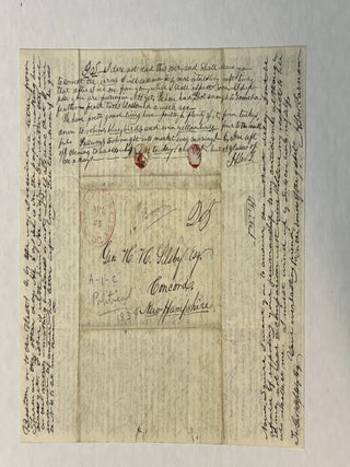 AUTOGRAPH LETTER, SIGNED, TO GEORGE SILSBY, 23 APRIL 1838, COMMENTING ON PROMINENT WASHINGTON POLITICAL FIGURES, THEIR SKILLS, OPINIONS, AND CHARACTERS, WITH GOSSIP ABOUT THE UNDERSIDE OF THE WASHINGTON SOCIAL SCENE.