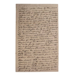Item #42303 THE ESTATE OF WILLIAM COX OF WASHINGTON, D. C., BY HIS EXECUTOR MARY ANN COX, CONVEYS...