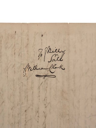 THE ESTATE OF WILLIAM COX OF WASHINGTON, D. C., BY HIS EXECUTOR MARY ANN COX, CONVEYS OWNERSHIP OF THE "SLAVE NAMED PETER, NOW ABOUT TWENTY EIGHT YEARS OF AGE AND A SLAVE FOR LIFE," TO WILLIAM CLARK OF WASHINGTON, D. C.