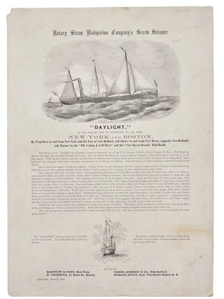 Item #42341 ROTARY STEAM NAVIGATION COMPANY'S SCREW STEAMER "DAYLIGHT," OF THE...