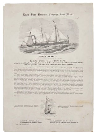 Item #42341 ROTARY STEAM NAVIGATION COMPANY'S SCREW STEAMER "DAYLIGHT," OF THE...