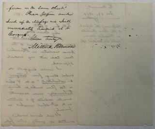 AUTOGRAPH LETTER, SIGNED AS PRESIDENT, "TO THE SECY OF STATE" DANIEL WEBSTER, APPROVING "THE HOUSE RESOLUTION IN THRASHER'S CASE," 23 DECEMBER 1851.