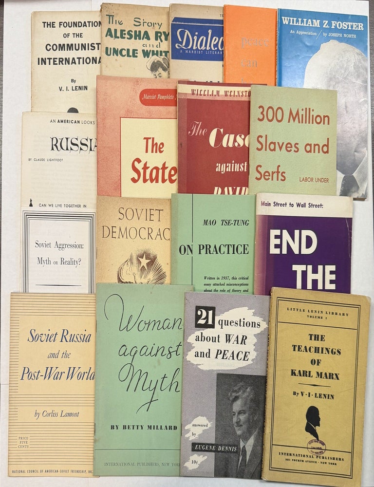 Item #42450 SEVENTEEN 20TH CENTURY PAMPHLETS ADVOCATING AMERICAN COMMUNISM. American Communism.